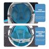 2 Pcs Safety Hat Sweatbands Hard Hat Insert Liner Helmets Cooling Pad Breathable Washable Safety Workplace