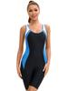New Patchwork Sport Swimwear Women Plus Size One Piece Swimsuit Female Professional Sport Swimming Suit For Women Bathing Suit