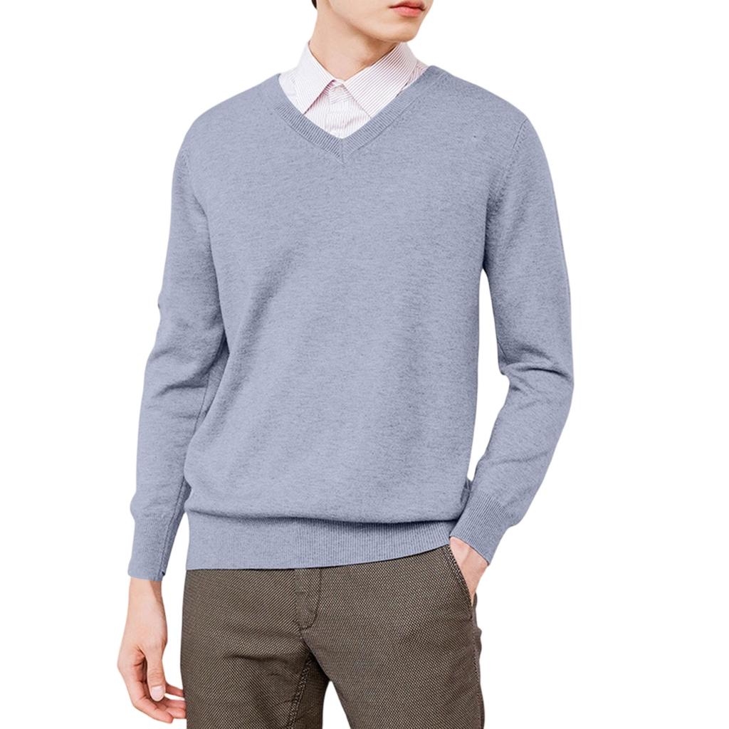 Men's V-Neck Leisure Keep Warm Sweater