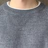 Tucano Men's Faux Two-Piece Round Neck Warm Sweater