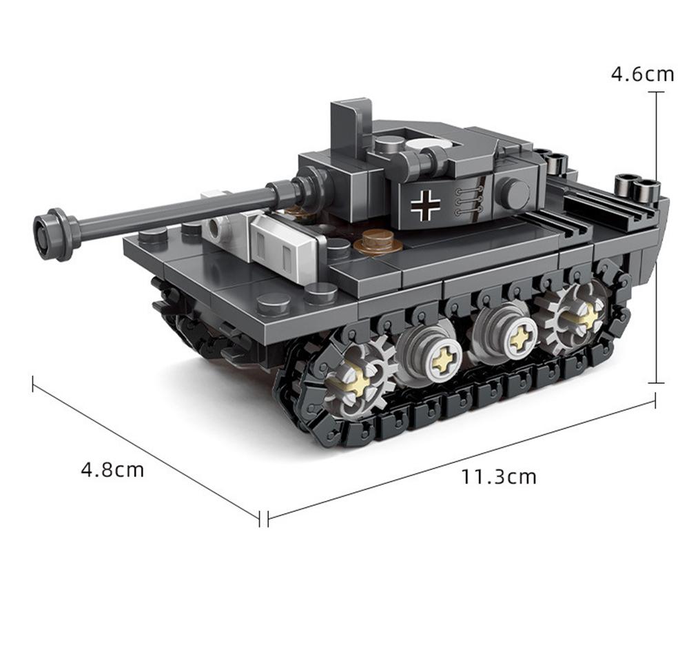 Military WW2 MOC Army King Tiger Tank 99A Main Battle Tanks M1A2 Tank Soldiers Building Blocks Bricks Set For Children Toys