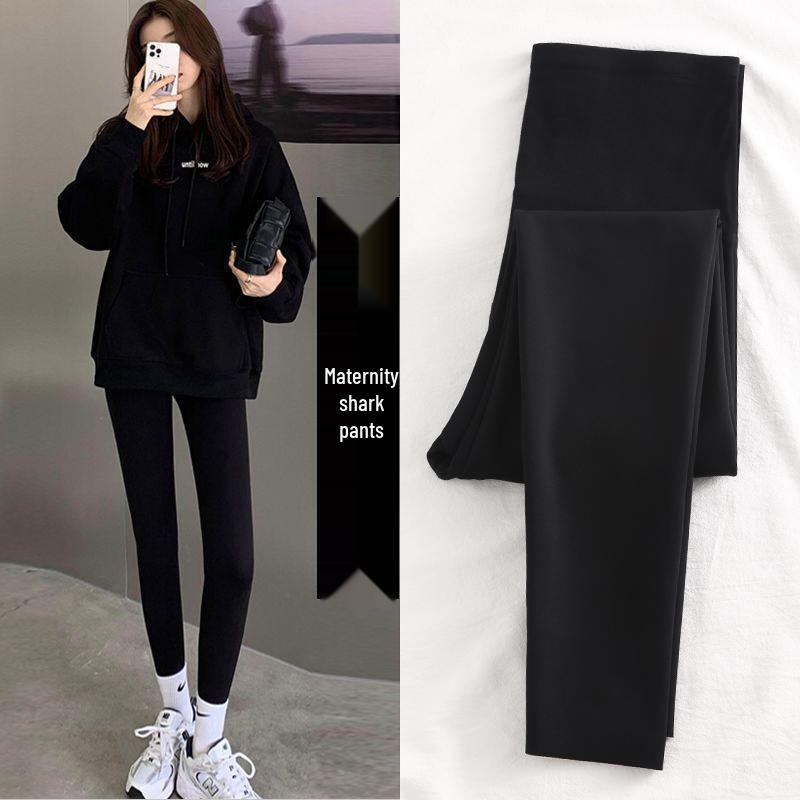 

Velvet-Lined Maternity Sweatpants: Lambswool Warm, Loose Fit, Cuffed for Winter M (80-110 jin)