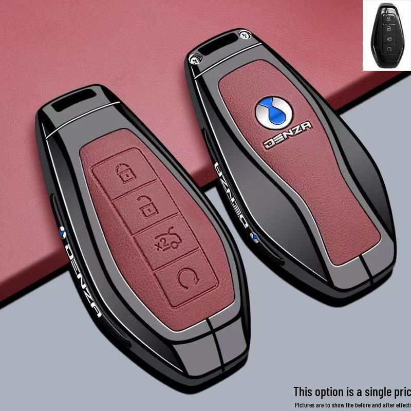 Compatible Denza N8L Key Case for DENZA D9 DMI/EV, Z9/Z9GT, N7/N9 Car Remote Control Cover.