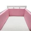 Soft Pure Cotton Removable and Washable Baby Crib Bumper, Anti-Collision, One-Piece Design