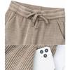 Winter Women Chic High Waisted Pants Lady Korean Style Versatile Solid Trousers Female Thermal Thicken Straight Leg Slacks