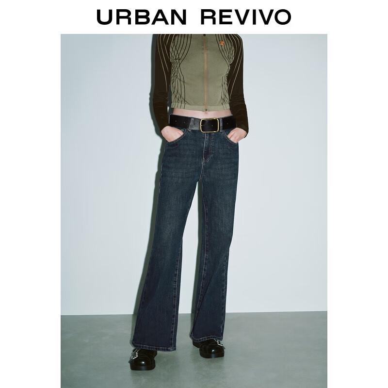 

Женские джинсы клеш UR 2025 Осень, винтажная стирка 30