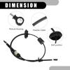 NO.5273214AF Transmission Gear Shift Cable for Chrysler 200 2011-2014 Sebring 2007-2010 for Dodge Avenger 2008-2014 Trans Shifter Cable