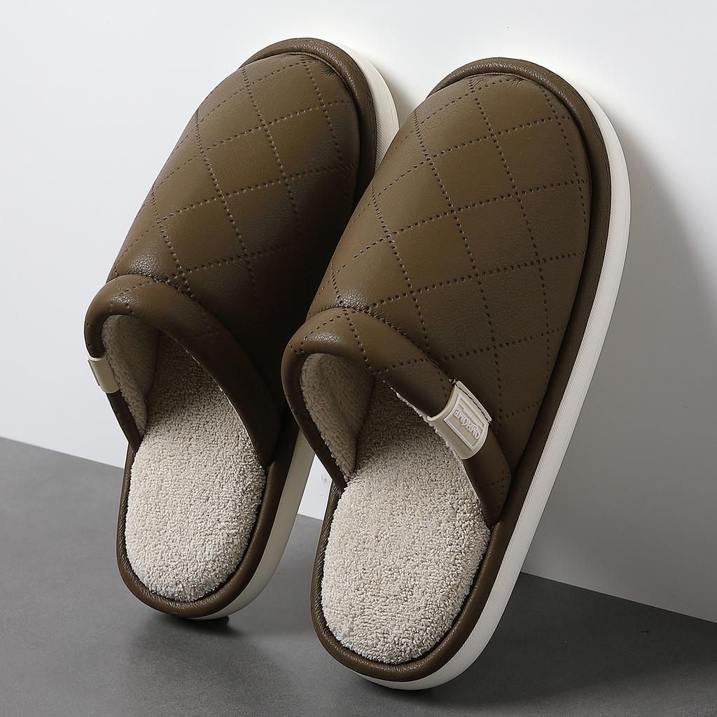 Cotton Slippers Autumn and Winter Indoor Home Home Thick Bottom Plush Warm Comfortable Plush Cotton Slippers