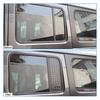 Rear Door Window Glass Cover Strip Trim Protect Kit For Jeep Wrangler JL 2018-22