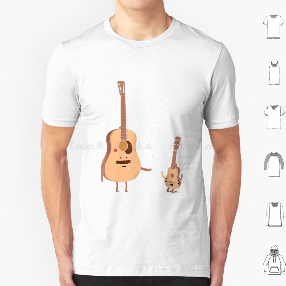 Uke I Am Your Father T Ukulele Guitar Music T Shirt Cotton Men Women DIY Print Funny Guitarist Guitar Player Birthday Christmas