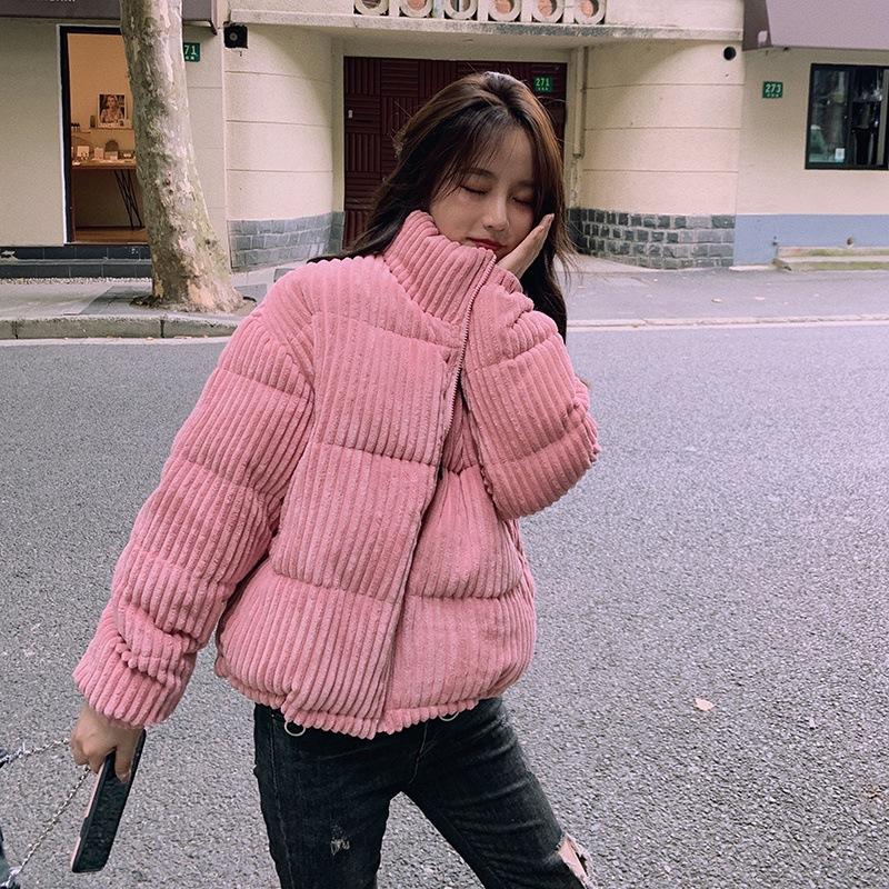 Loose Down Cotton-padded Clothes Women's New Winter Clothes Short Cotton-padded Jackets Bread Clothes Winter Coats