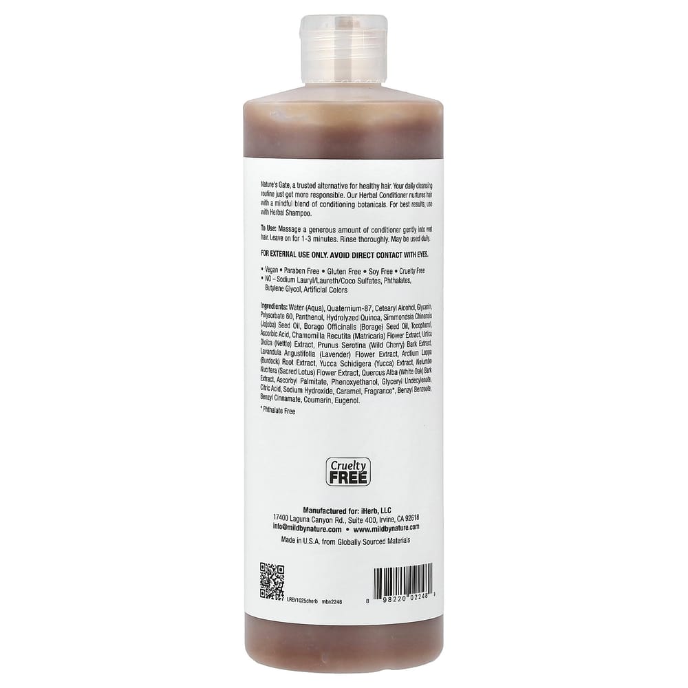 Nature's Gate Herbal Conditioner for Normal Hair, 473ml (16 Fl Oz)