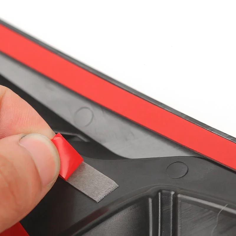 HW4.0 Side Camera Cover For Tesla Model 3 Y 2pcs Thunder Leaf Board Protective Highland 2024 Car Modification Auto Accessories