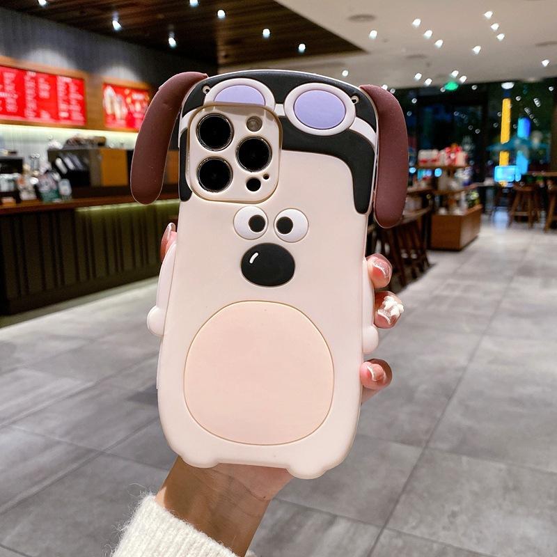 Applicable To Xiaomi Mi 17 Mobile Phone Case Redmi 14C Three-dimensional Cartoon Note15 Fun Master Dog K90 Lanyard Soft Case
