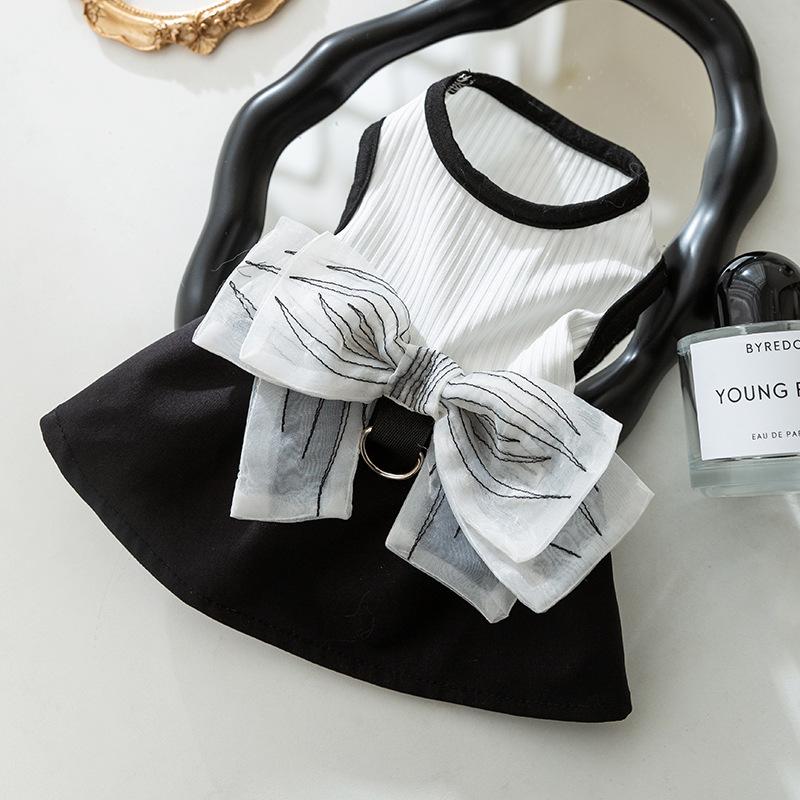 

Весна Лето Собака Хепберн Ветер Большая Бабочка Тяговый Жилет Юбка Маленькая Собака Плюшевый Кот Юбка Одежда Для Собак XXL