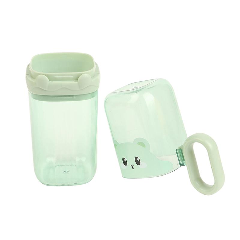 Cartoon Cup Lid Integrated Toothbrush Box Travel Portable Elephant Toothpaste Toothbrush Holder Student Dormitory Holder