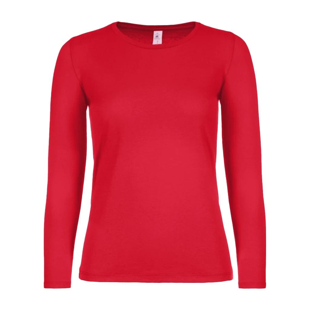 B&C Womens/Ladies #E150 Long-Sleeved T-Shirt