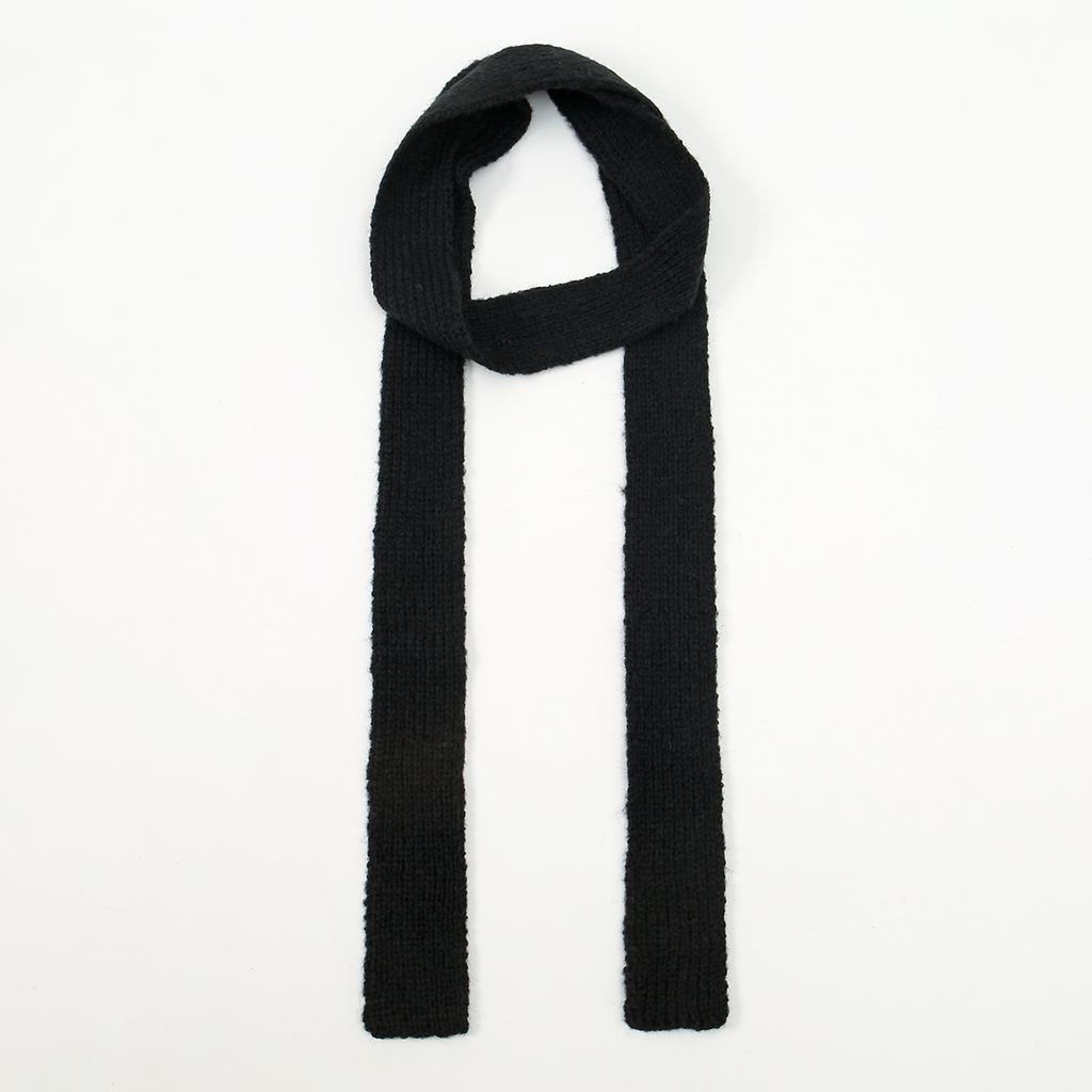 Winter New Women's Imitation Cashmere Mohair Scarf Solid Color Narrow Long Scarf Female Korean Version Knitted Woolen Scarves