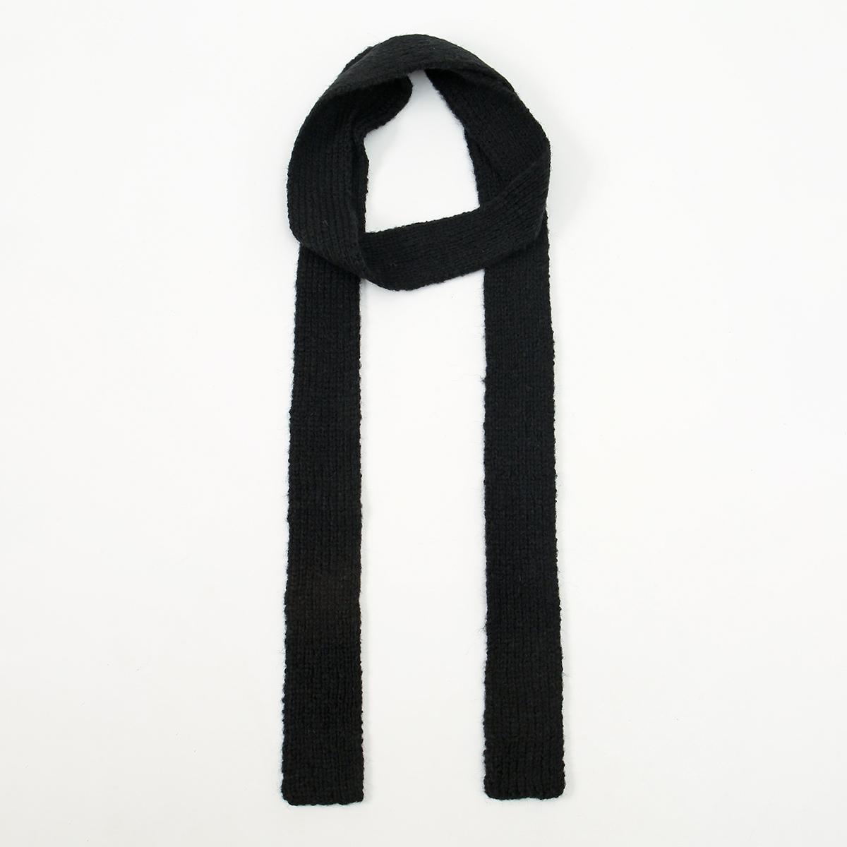 Зимний Новый Женский Имитация Кашемира Мохер Шарф Однотонный Узкий Длинный Шарф Женский Корейская Версия Вязаные Шерстяные Шарфы