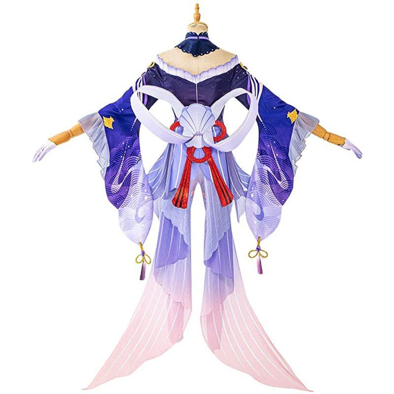 Sangonomiya Kokomi Cosplay Costume Holloween Cosplay kjole