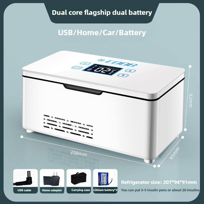 Mini Réfrigérateur Médical Portable Spécial Boîte à Température Constante pour Réfrigération Médicale Boîte de Réfrigération pour Insuline