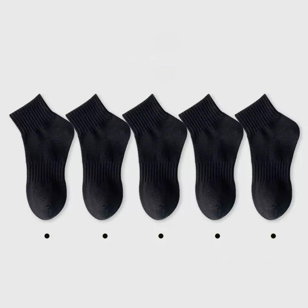 5 Paar Damen weiße Socken aus Baumwolle, rutschfeste Sportsocken, Y2k, Harajuku, Lolita, kurze Socken, Set