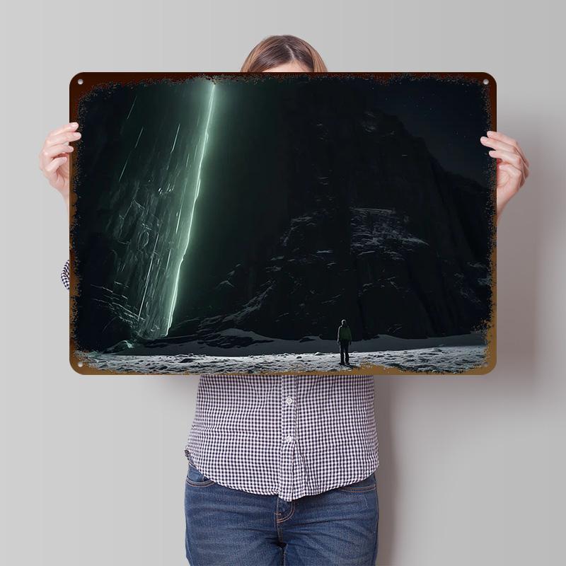 Northern Mountain Splits Poster Customized Vintage Metal Signs Wall Art Retro Tin Plaque for Home Decorations Living Room House