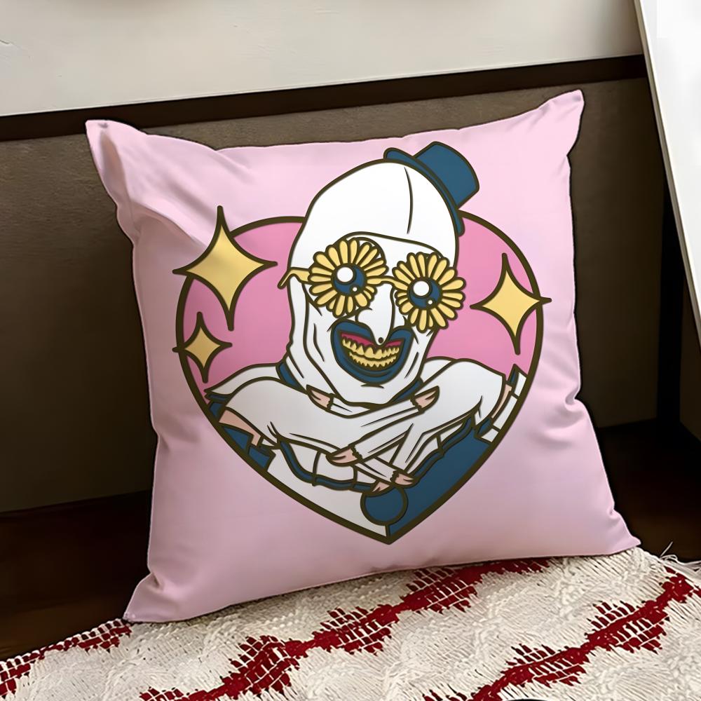Movie TTerrifierR Cushion Cover Reversible Soft Durable Pillow Cover Home Car MultiScene Use for Daily Comfort