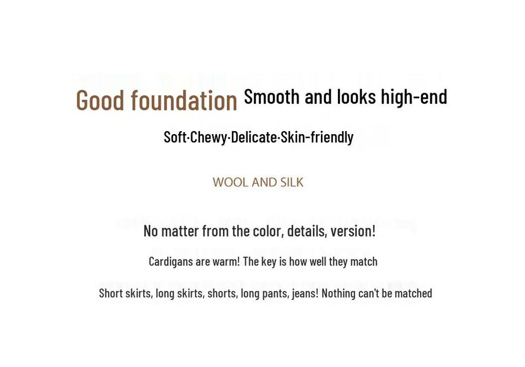 Women's Chic Versatile Wool Sweater - Soft, Stylish, Age-Reducing Design