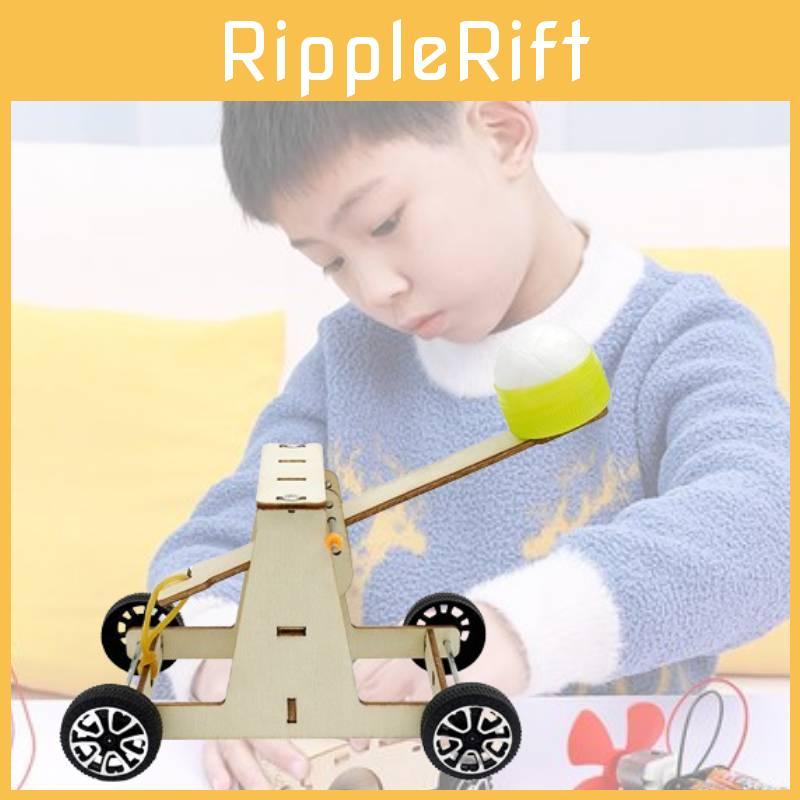 Katapult aus Holz zum Selberbauen – Wissenschaftliches Experimentiermodell – Spielzeug für Kindergartenkinder – Pädagogisches, handgefertigtes Bastelprojekt