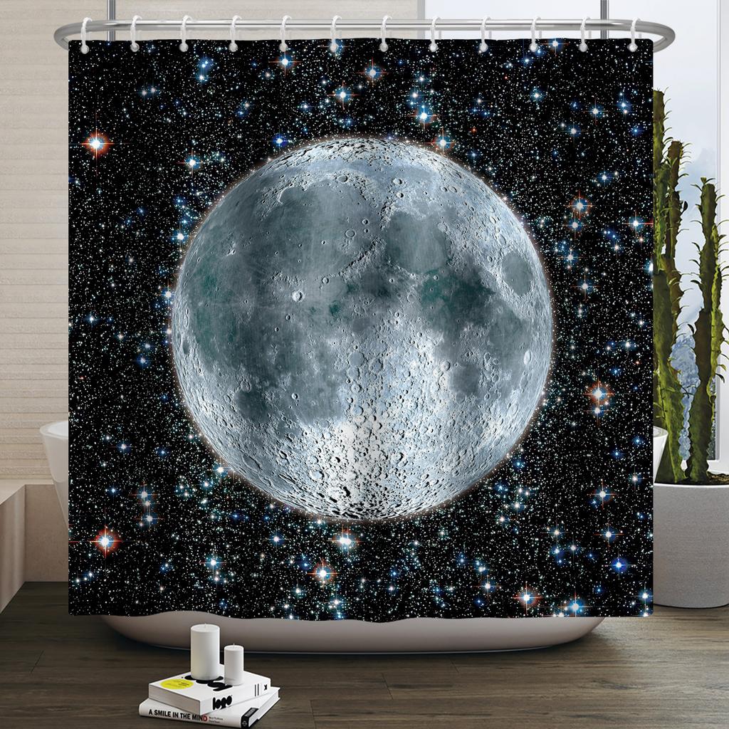 Butterfly Moth Moon Phase Shower Curtain Mushroom Floral Sun Star Plant Flower Goth Witchy Waterproof Bathroom Curtain Home Deco