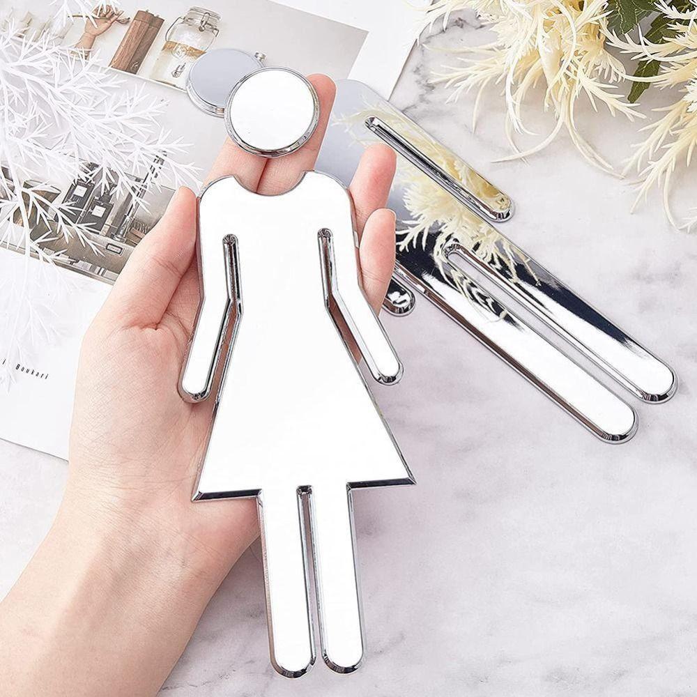 Hotel Restaurant Women Symbol Home Bathroom Sign Toilet Symbol Signage Signboard Toilet Sticker