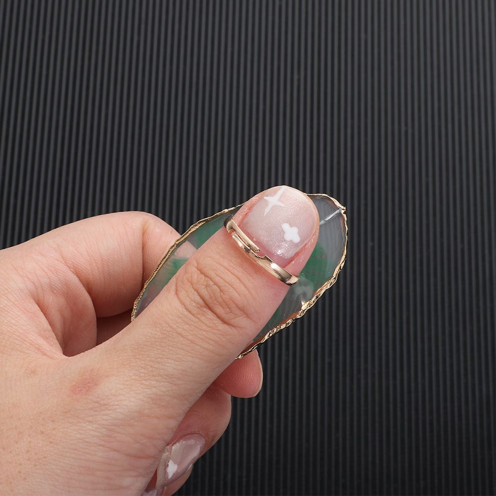 Mixing Painting Palette Nail Display Stand Pigment Holder Nail Art Plate Tips Nail Art Palette