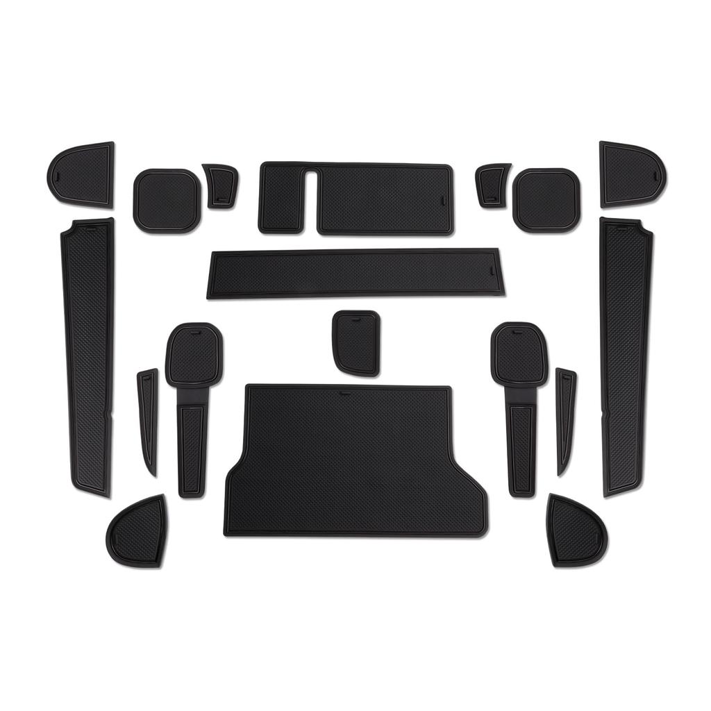RUIYA Mats for Toyota Sienta 3rd Generation Interior Door Rubber Rubber Easy to 10 Series Sienta Custom Black Anti-Slip (10 Series), (New Sienta)