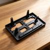 KB3Z17A385A Front License Plate Bracket, Black Plastic Plate Mount for Direct Replacement Service and Vehicle Front Plate Installation