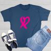 Ribbon Heart Sarcastic Humor Graphic Tee Gift For Men Novelty Funny T Shirt