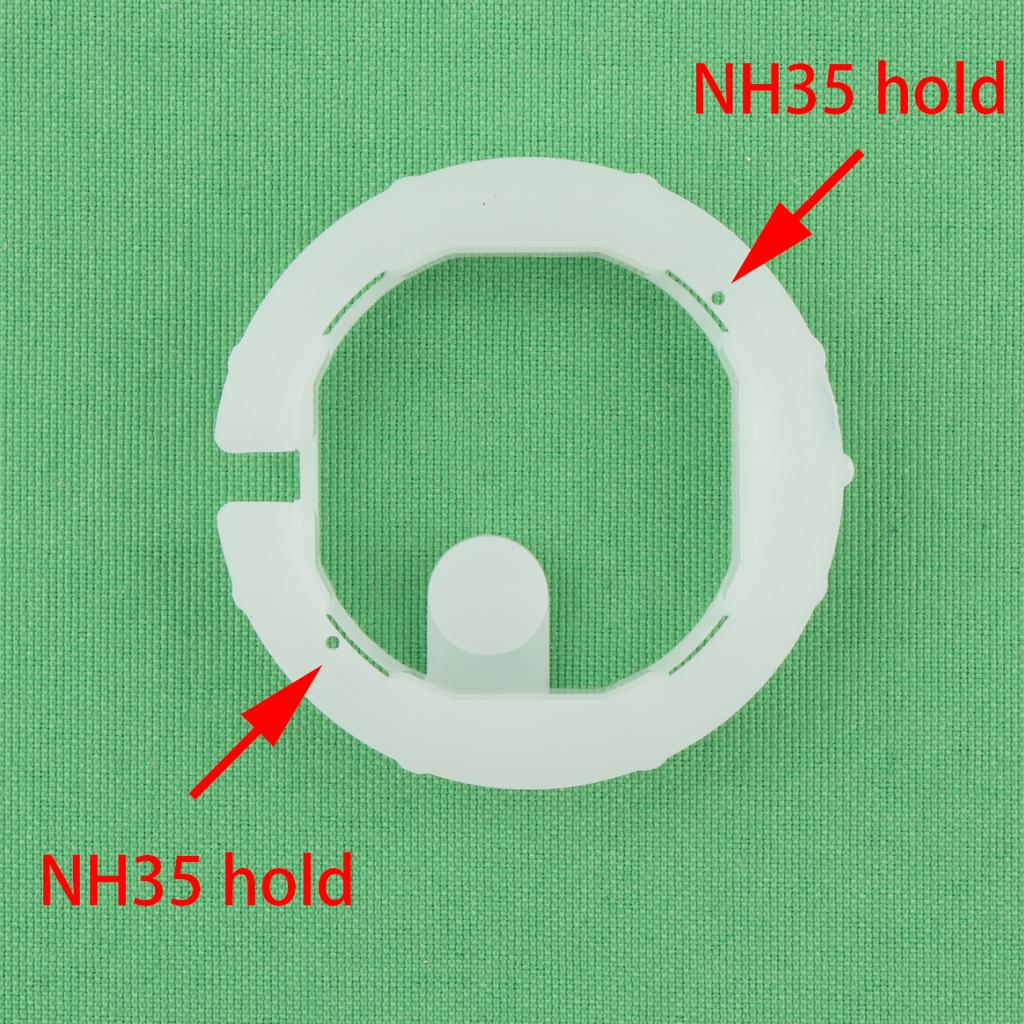 Watch Case Assembly Fit VH31 6P29 6PXX PE802 PE801 Movement Rotatable Cola Ring Movement Holder Supports NH35 Dial Fuel Injectors 6