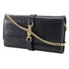 Gucci Jackie 1961 Chain Wallet 652681 Black Calfskin Women Used