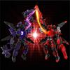 Purple Red Lotus Titan Surveillance King Audio Tv Toilet And Surveillance Man Toy Building Block
