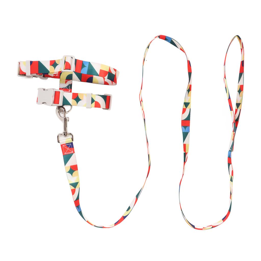 Cat Harness and Leash Set Escape Proof Adjustable Lightweight Cat Harness Traction Rope for Large Small Kittens