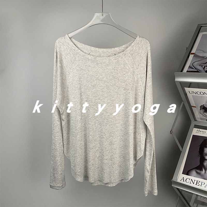 Modal Sexy Lazy Flab Hiding Casual Yoga Blouse