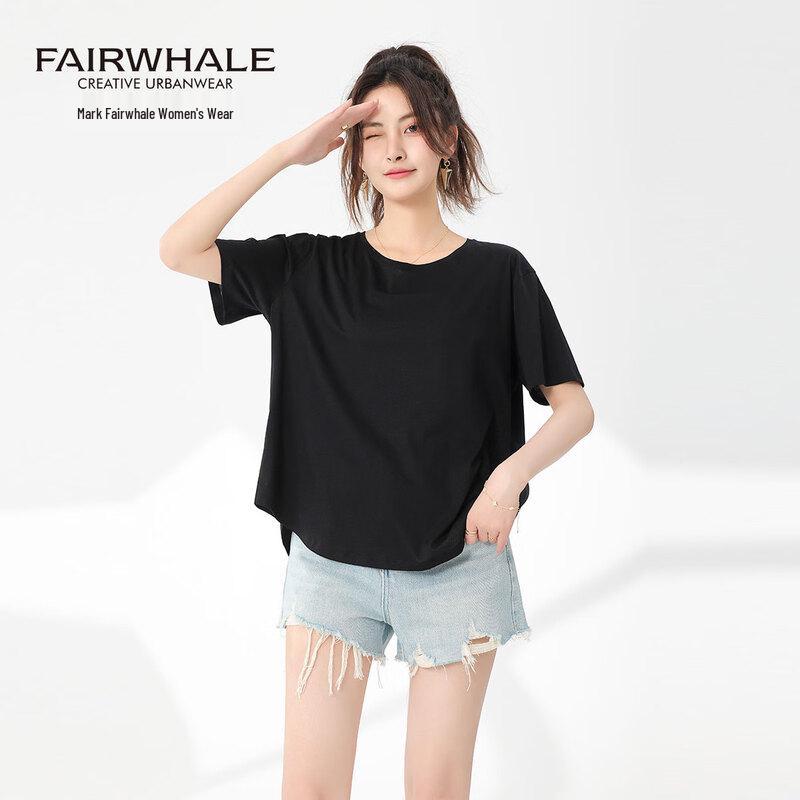 Mark Fairwhale Women s Silk Blend Loose Fit T-Shirt M