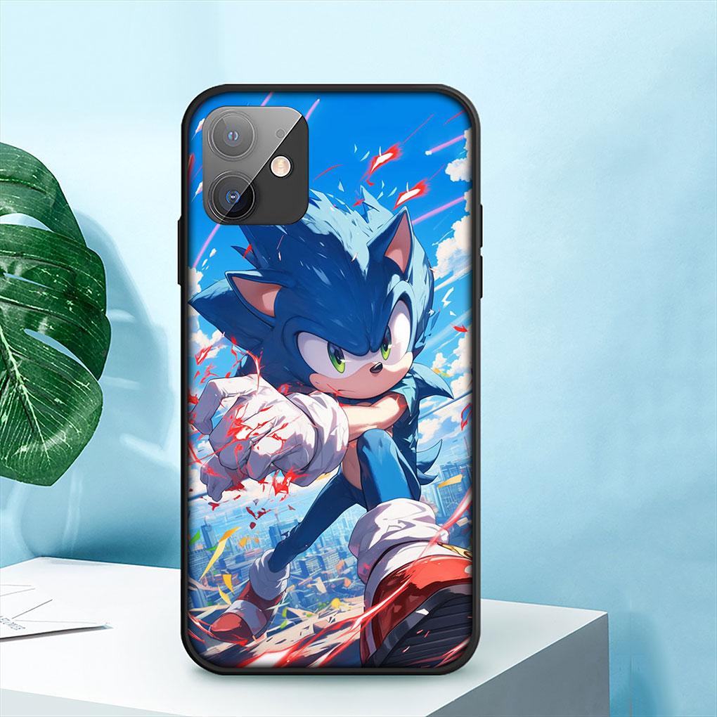 Anime S-Sonics Wallpaper Hedgehogs Cover Case for Apple iPhone 15 14 13 12 Mini 11 Pro X XR XS Max 7 8 Plus + 15+ Phone Casing