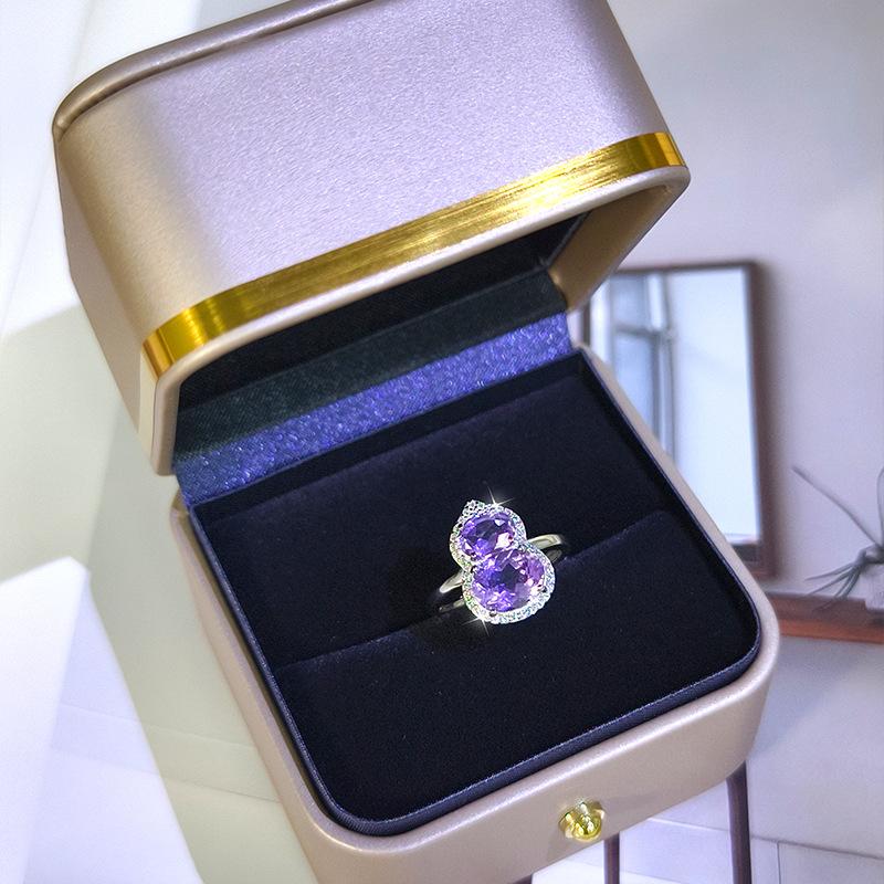 

S925 Sterling Silver Jewelry Set Necklace & Ring for Women Fashion Simple Style Gift 925 silver