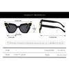 New Oversized Cat-Eye Sunglasses Women's INS Style Fashionable Diamond-Studded Shades Outdoor UV-Protective Eyeglasses