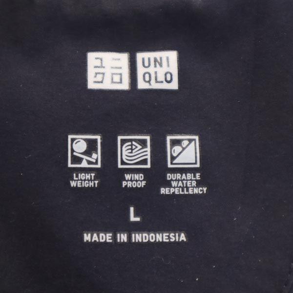 Uniqlo Seamless Down Jacket L Navy Women Used