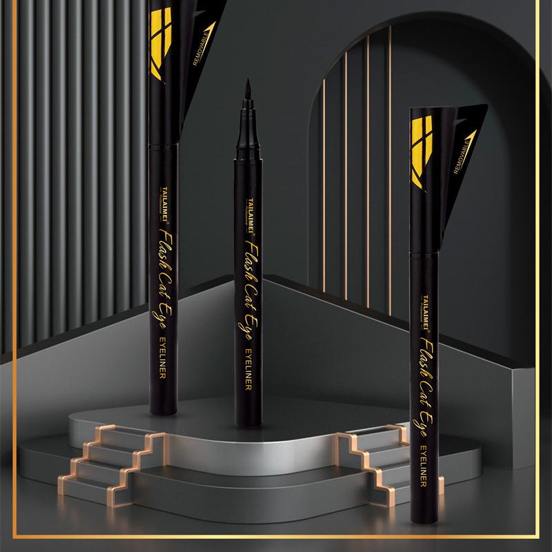 Ultra Thin Cat's Eye Eyeliner Pen Wholesale Black Quick Drying, Smooth, Waterproof, Durable Eyeliner Pen