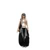 Women's Hip-Hop Wide-Leg Butt Flap Pants - Loose, Slimming, Drape Casual Mopping Style