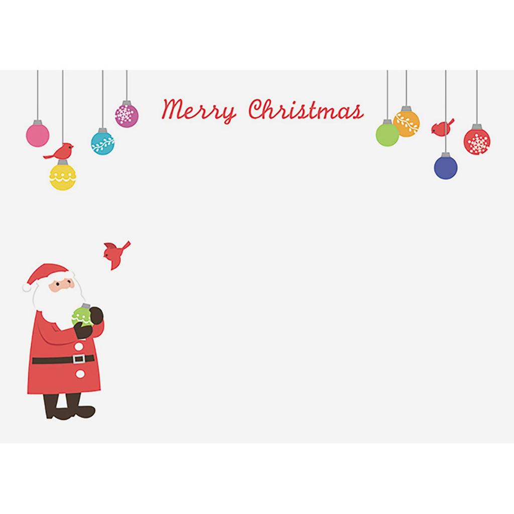 Sanrio Christmas Card Melody Card Santa Decorating the Forest Holly Greeting Card Overseas Shipping Available SANRIO 527777 JXPM11-3