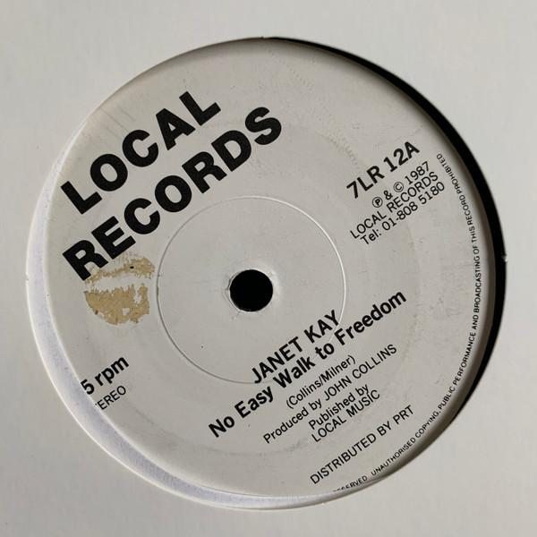 

7inch Record JANET KAY - No Easy Walk To Freedom 7LR12 Local Records 1987 UK Reggae, Ska & Dub Used